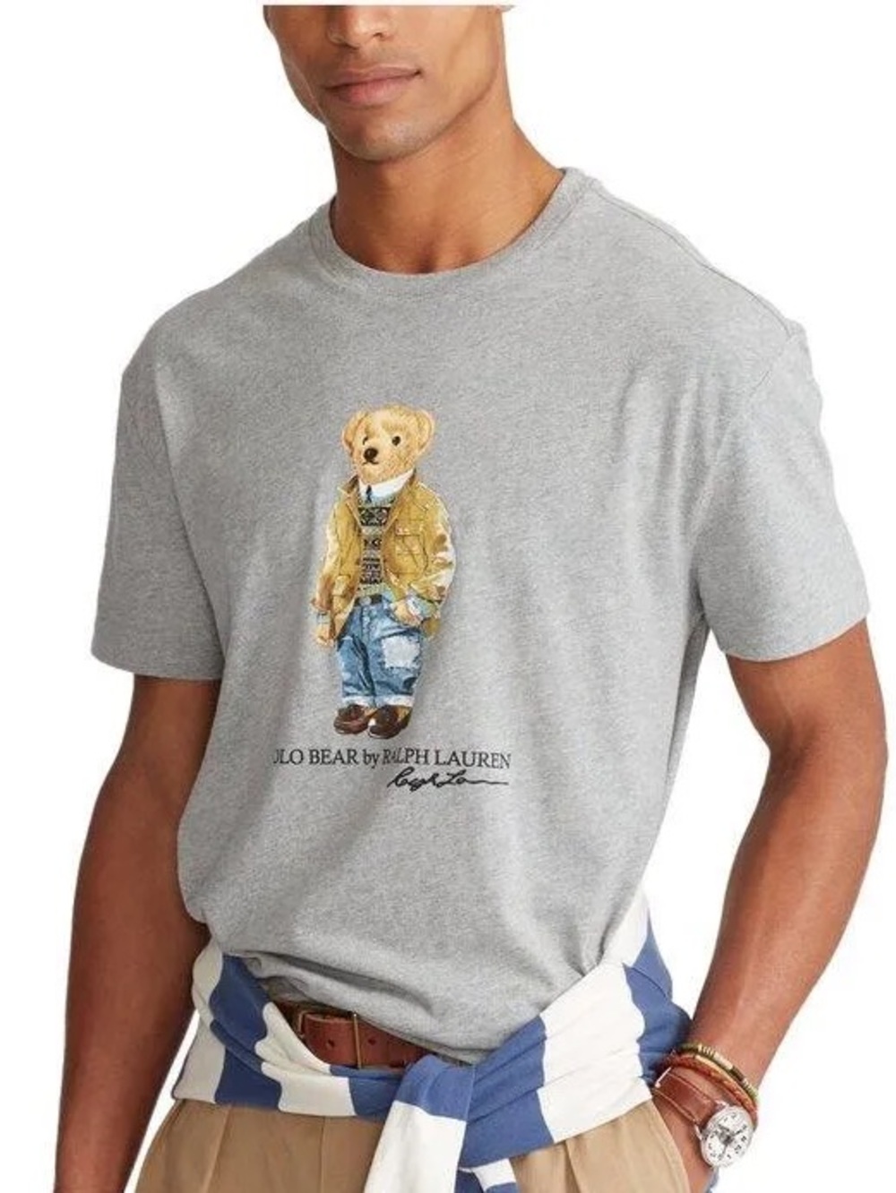 Ralph Lauren Polo Preppy Savannah Bear Classic Fit T-Shirt Men Medium vintage